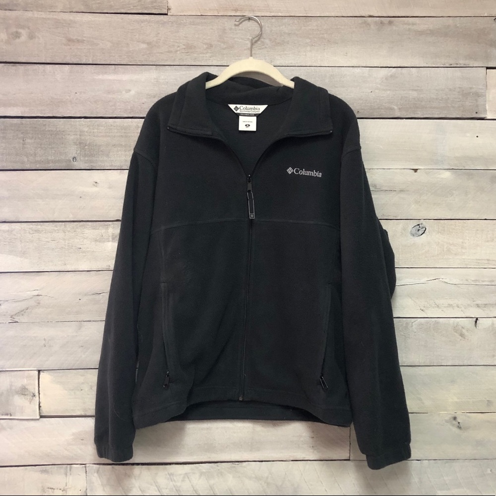 Men’s zip up Columbia fleece